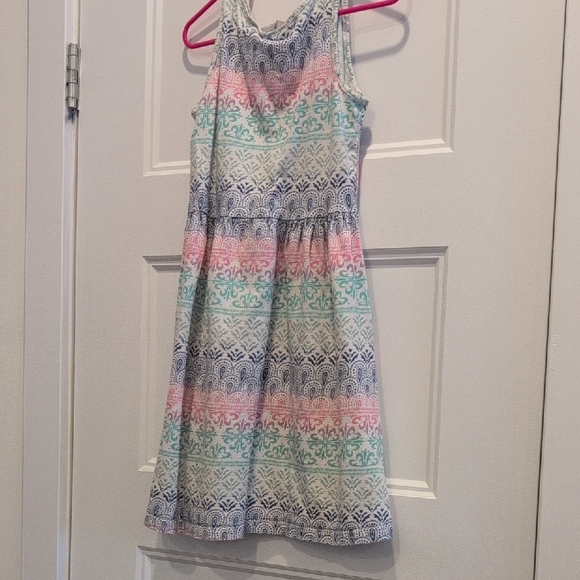 H&M Kids Dress with Pink and Blue Patterns - Picture 6 of 7